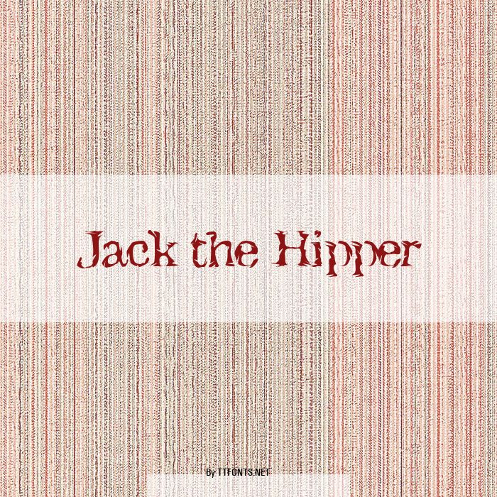 Jack the Hipper example